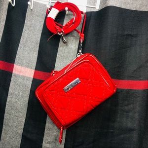 Vera Bradley On the Square Wristlet (Tango Red)